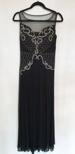 Load image into Gallery viewer, Black Embellished Formal Dress Sleeveless