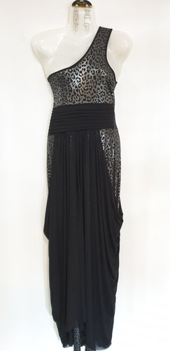 Stretch One Shoulder Evening Dress
