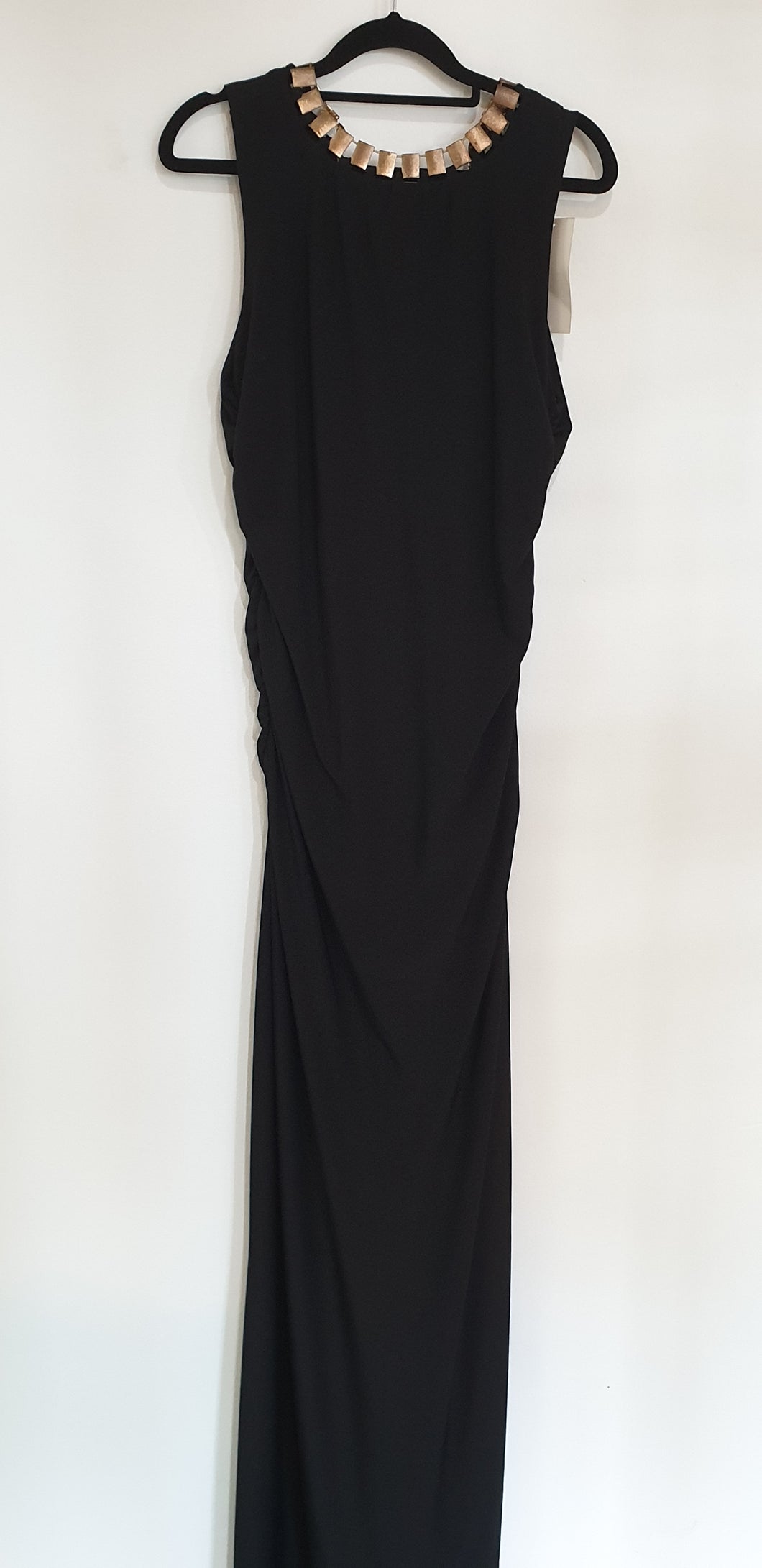 Black Embellished Bodycon Dress