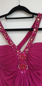 Pink Embellished Maxi Dress