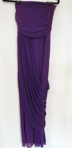 Purple Grecian Evening Dress