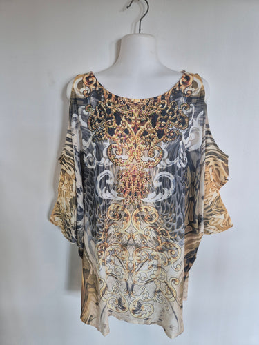 Bling Digital Print Top