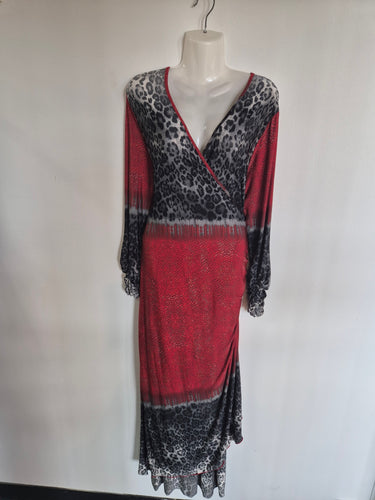 Quality Stretch Maxi Wrap Dress