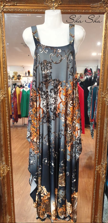 Stretch Print 2 Way Kaftan
