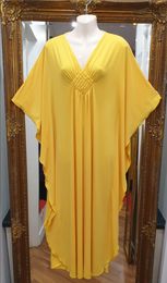 Yellow Stretch Kaftan