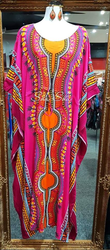 Dashiki long Rayon Kaftan