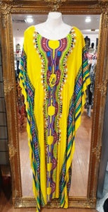 Dashiki long Rayon Kaftan