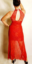 Load image into Gallery viewer, Embellished Designer Lace Evening Dress with Train by Sha Sha