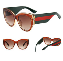 Load image into Gallery viewer, Crystal Oval Designer Inspired Sunglasses