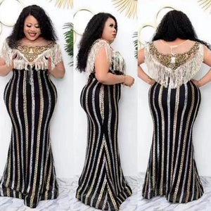 Plus Size Dubai Inspired Party Dress