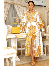 Load image into Gallery viewer, Long Maxi Dress 2022 African Dresses For Women Dashiki Summer Plus Size Dress Ladies Traditional African Clothing Fairy Dreess