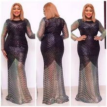 Load image into Gallery viewer, Long Maxi Dress 2022 African Dresses For Women Dashiki Summer Plus Size Dress Ladies Traditional African Clothing Fairy Dreess