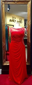 Sha Sha Bling Embellished Red Evening Dress XL