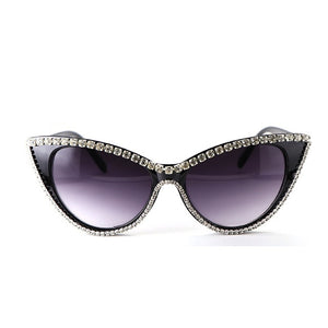 Rhinestone Cat Eye Sunglasses